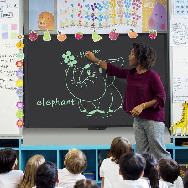 Escrita eletrônica de LCD e desenho Tablet para adolescente em sala de aula